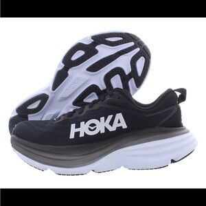 Hoka Black and White Bondi 8 - NIB - SZ 9B
